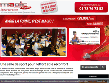 Tablet Screenshot of magic-form-epinay.com